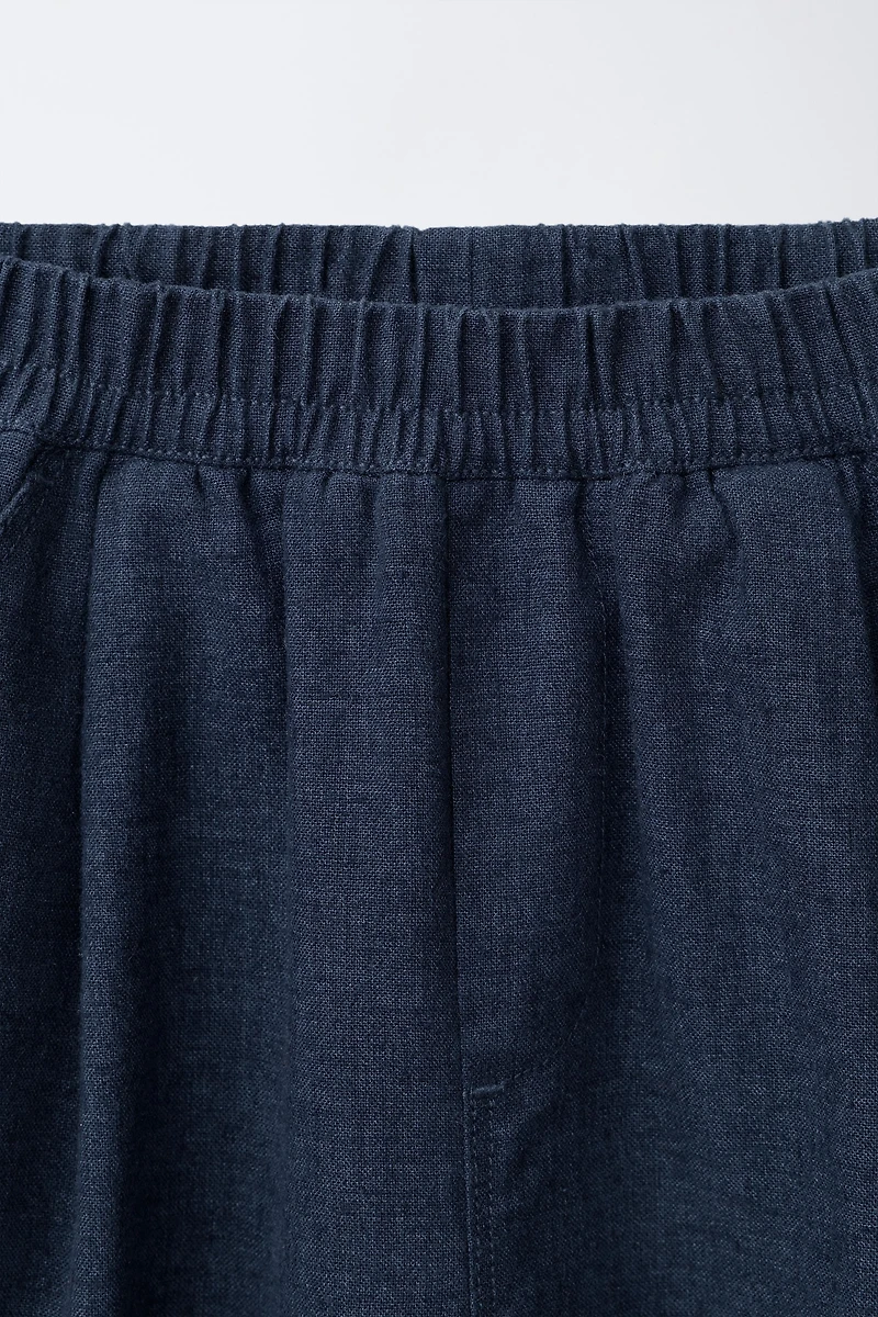 PANTALON BALLON AVEC LIN