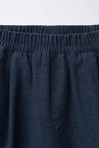 PANTALON BALLON AVEC LIN