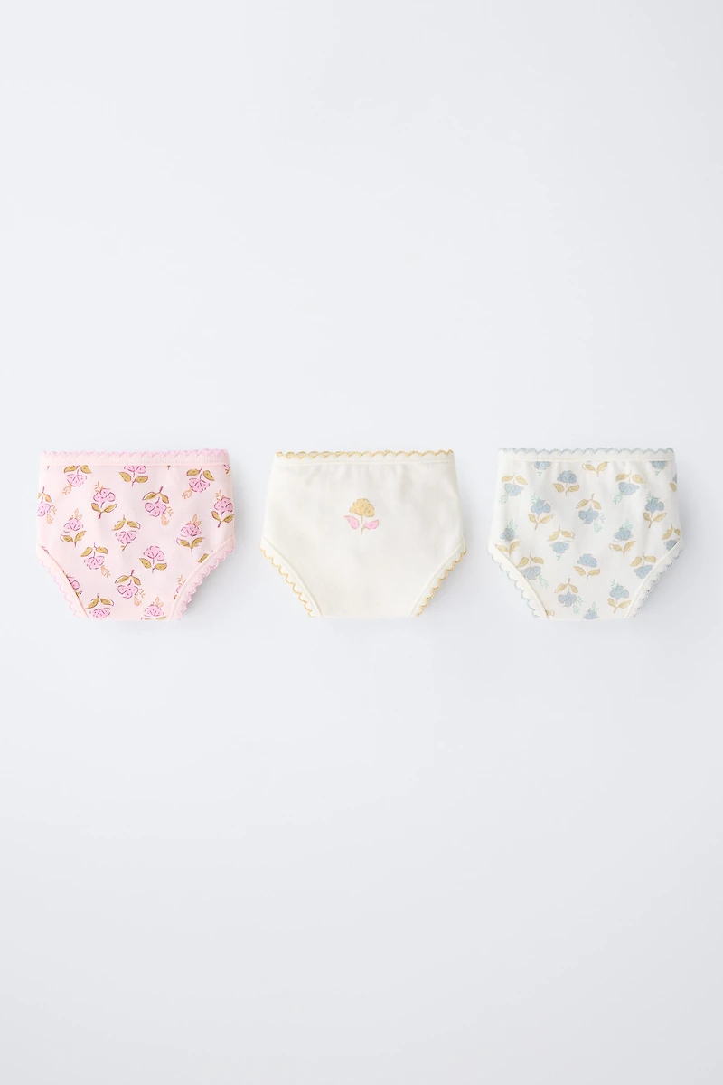 2-6 YEARS/ THREE-PACK OF BOHO BRIEFS