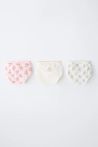 2-6 YEARS/ THREE-PACK OF BOHO BRIEFS