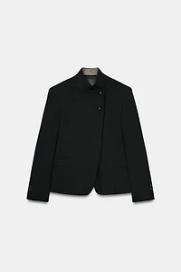 HIGH COLLAR BUTTONED BLAZER ZW COLLECTION