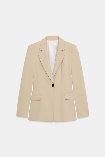 ONE-BUTTON TAILORED BLAZER