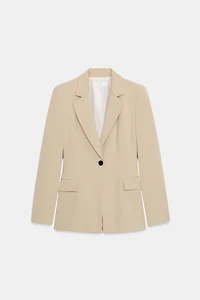 ONE-BUTTON TAILORED BLAZER
