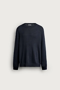 COTTON-LINEN REGULAR FIT SWEATER