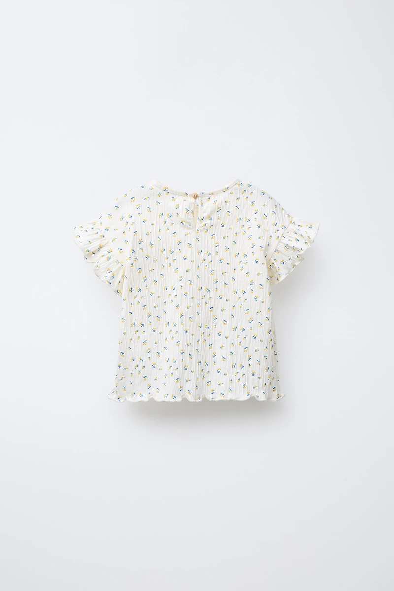 FLORAL PRINT T-SHIRT