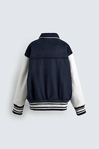 DONALD DUCK EMBROIDERED VARSITY BOMBER JACKET HARRY LAMBERT FOR ZARA X DISNEY