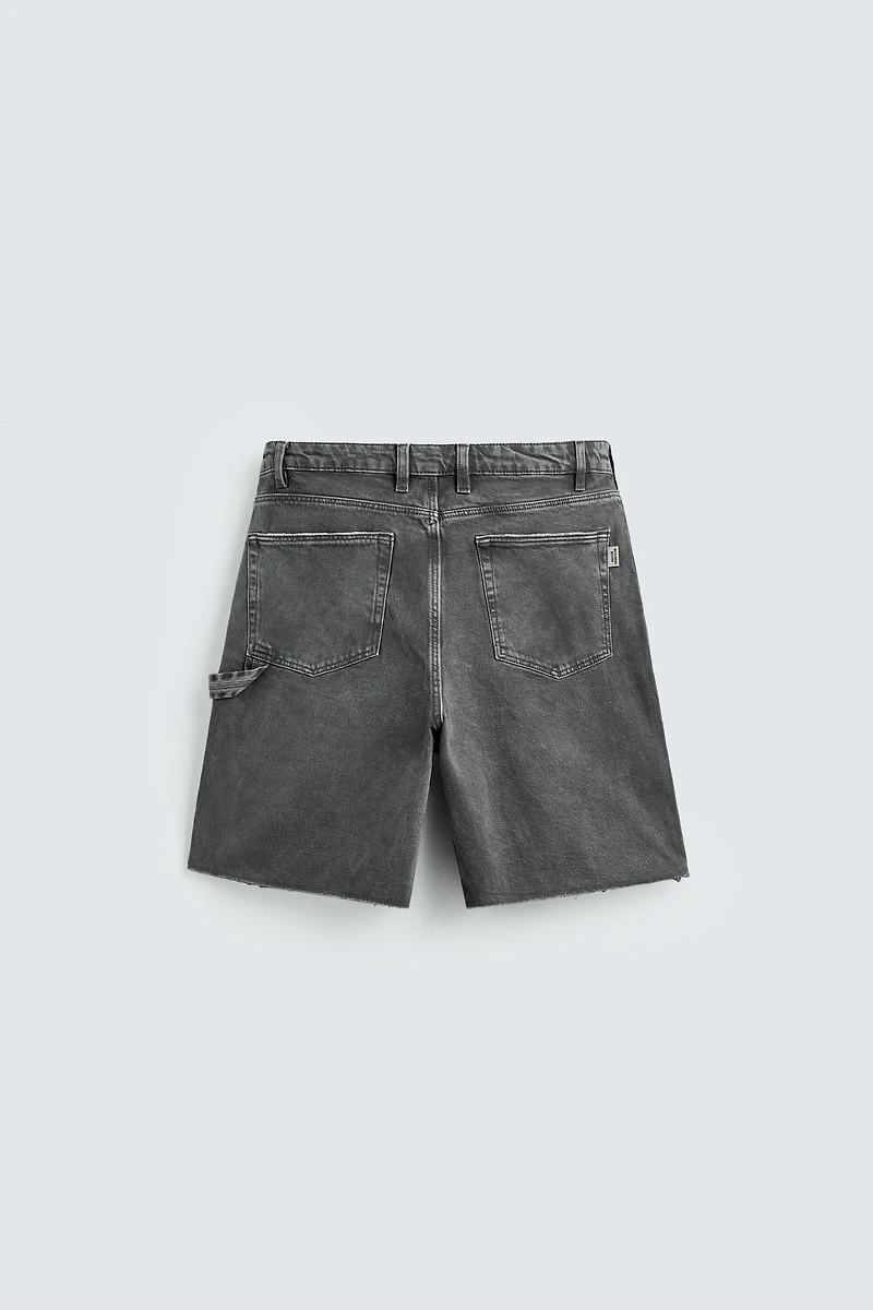 BERMUDA RELAXED FIT POCHE CHARPENTIER