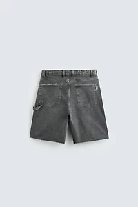 BERMUDA RELAXED FIT POCHE CHARPENTIER