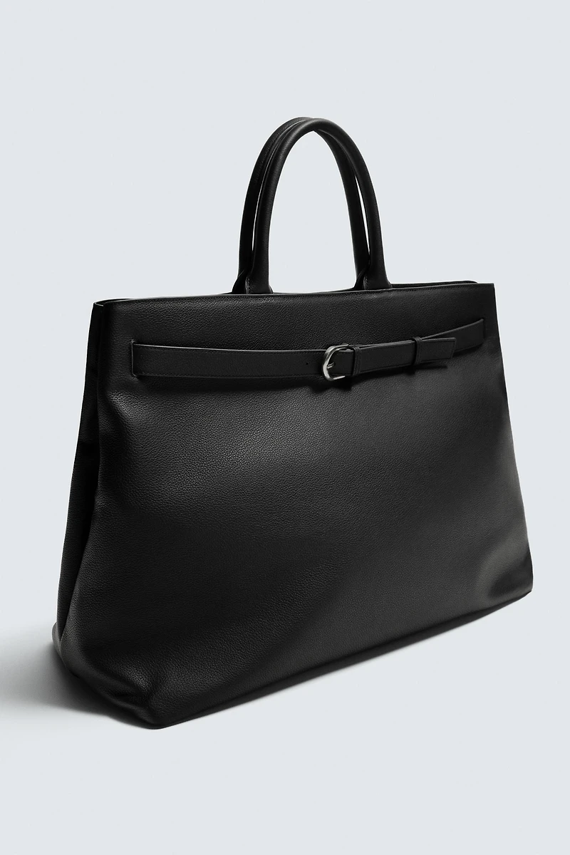 LEATHER BELT HANDBAG