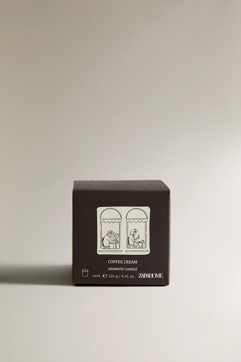 (125 G) COFFEE CREAM SCENTED CANDLE