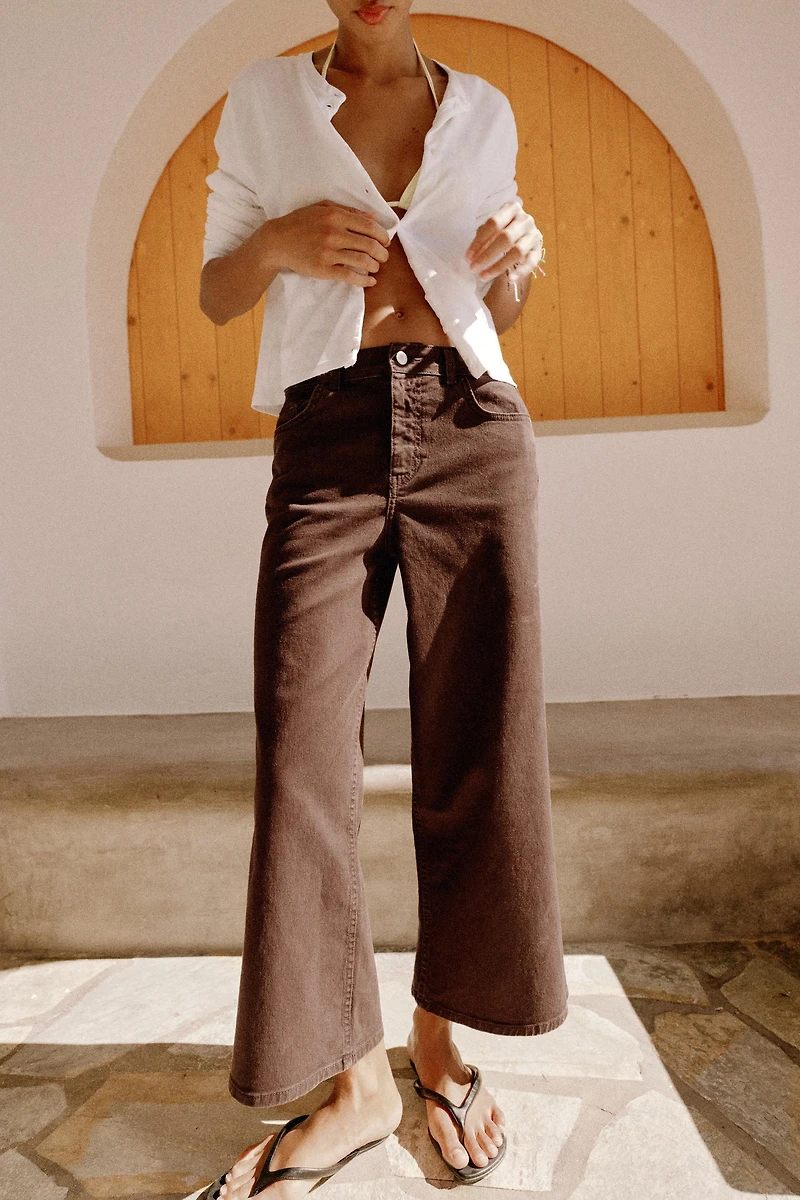 Z1975 HIGH-WAIST COMFORT CULOTTE JEANS