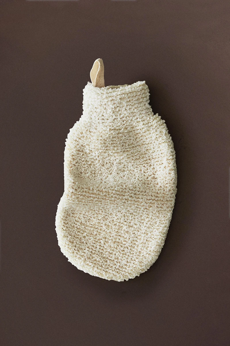 EXFOLIATING COTTON BODY GLOVE