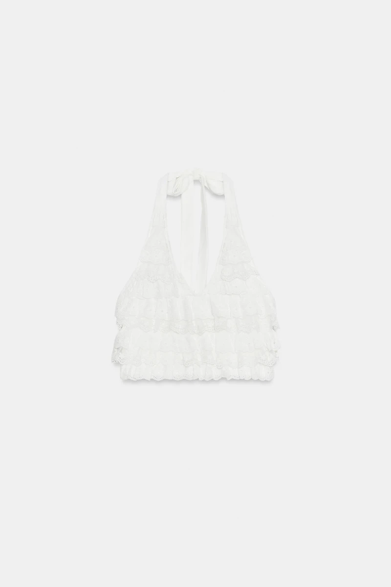 TOP HALTER VOLANTS