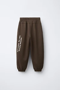 TEXT JOGGING PANTS
