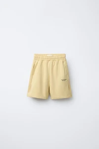 TEXT JOGGING SHORTS