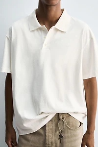 POLO DÉLAVÉ REGULAR FIT