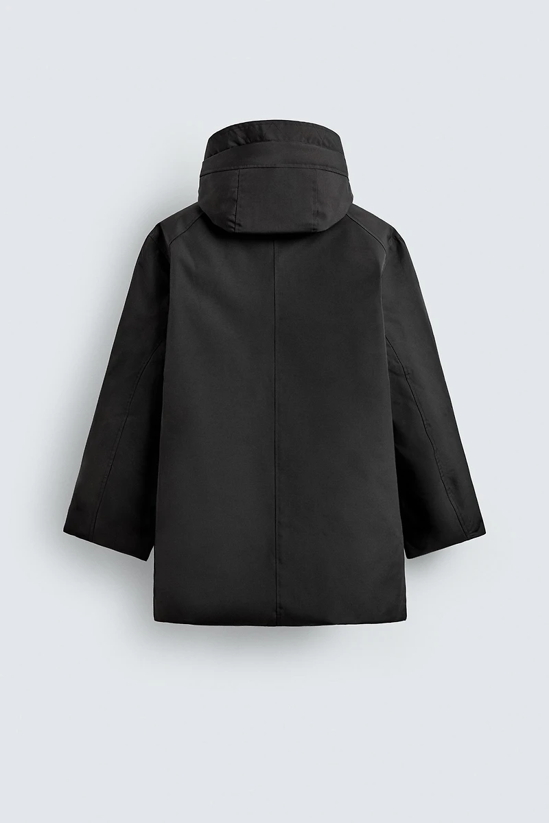 PARKA DÉTACHABLE 100 % PLUMES DÉPERLANT