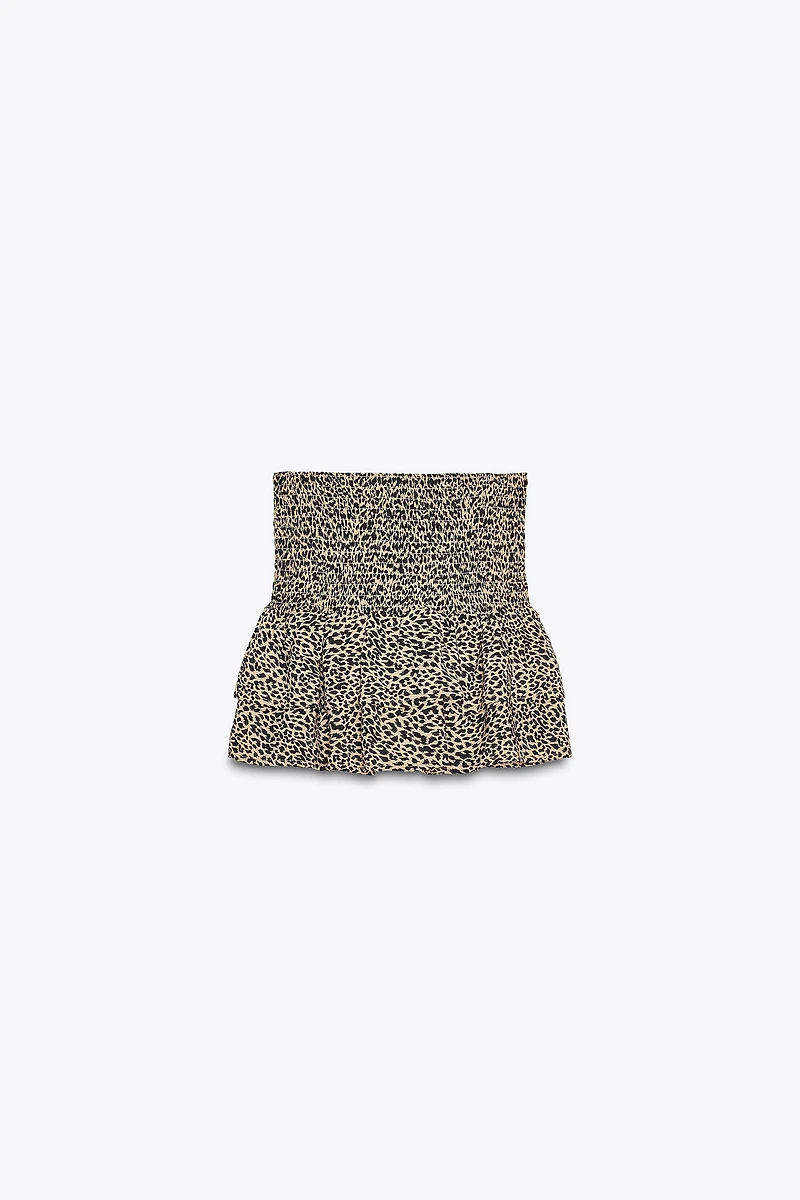 WIDE WAISTBAND RUFFLE SHORTS