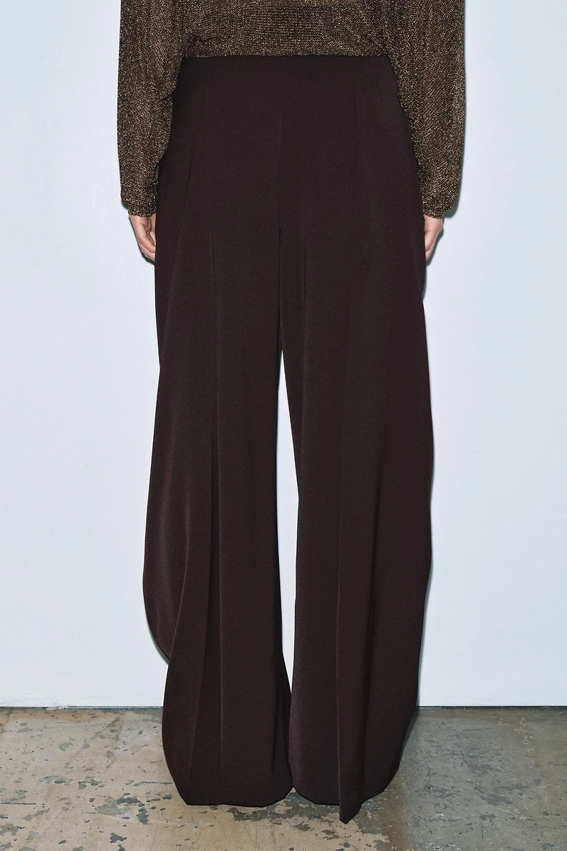 ZW COLLECTION FLOWY PLEATED PANTS