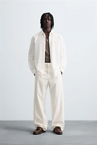 COTTON HEMP CHINO PANTS