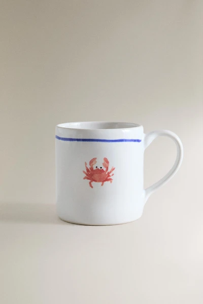 TASSE EN GRÈS HOMARD