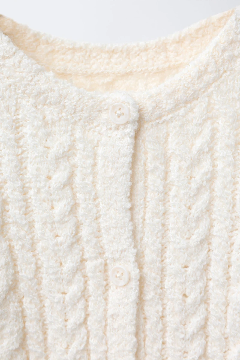 CABLE KNIT JUMPSUIT