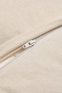 HOUSSE DE COUSSIN LAINE CHIEN TRAÎNEAU NOËL