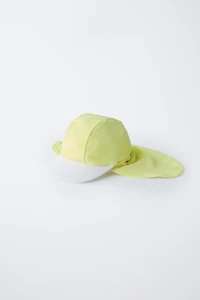 SWIM HAT WITH NECK FLAP