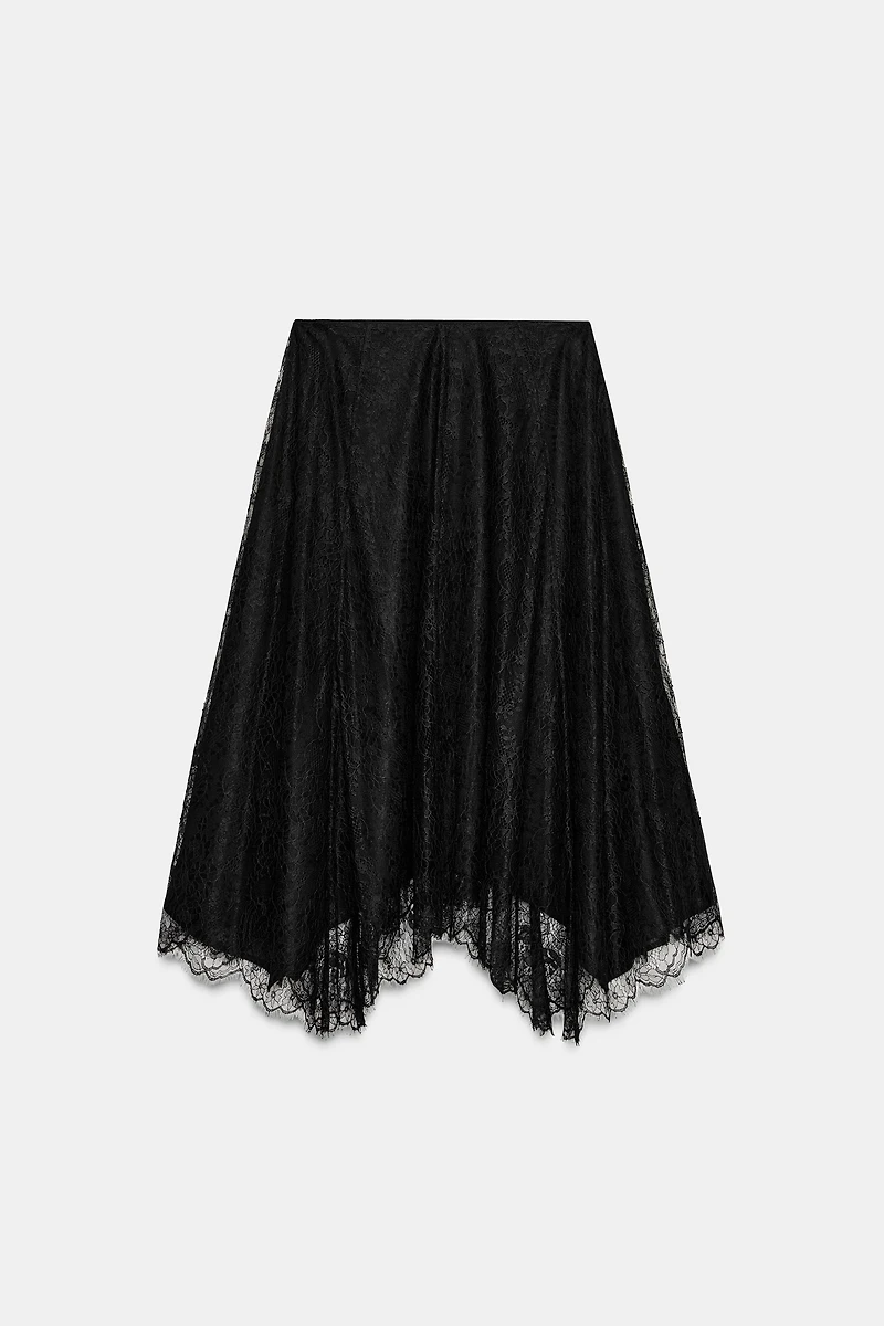 LACE MIDI SKIRT ZW COLLECTION