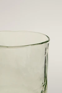 HAMMERED GLASS TUMBLER
