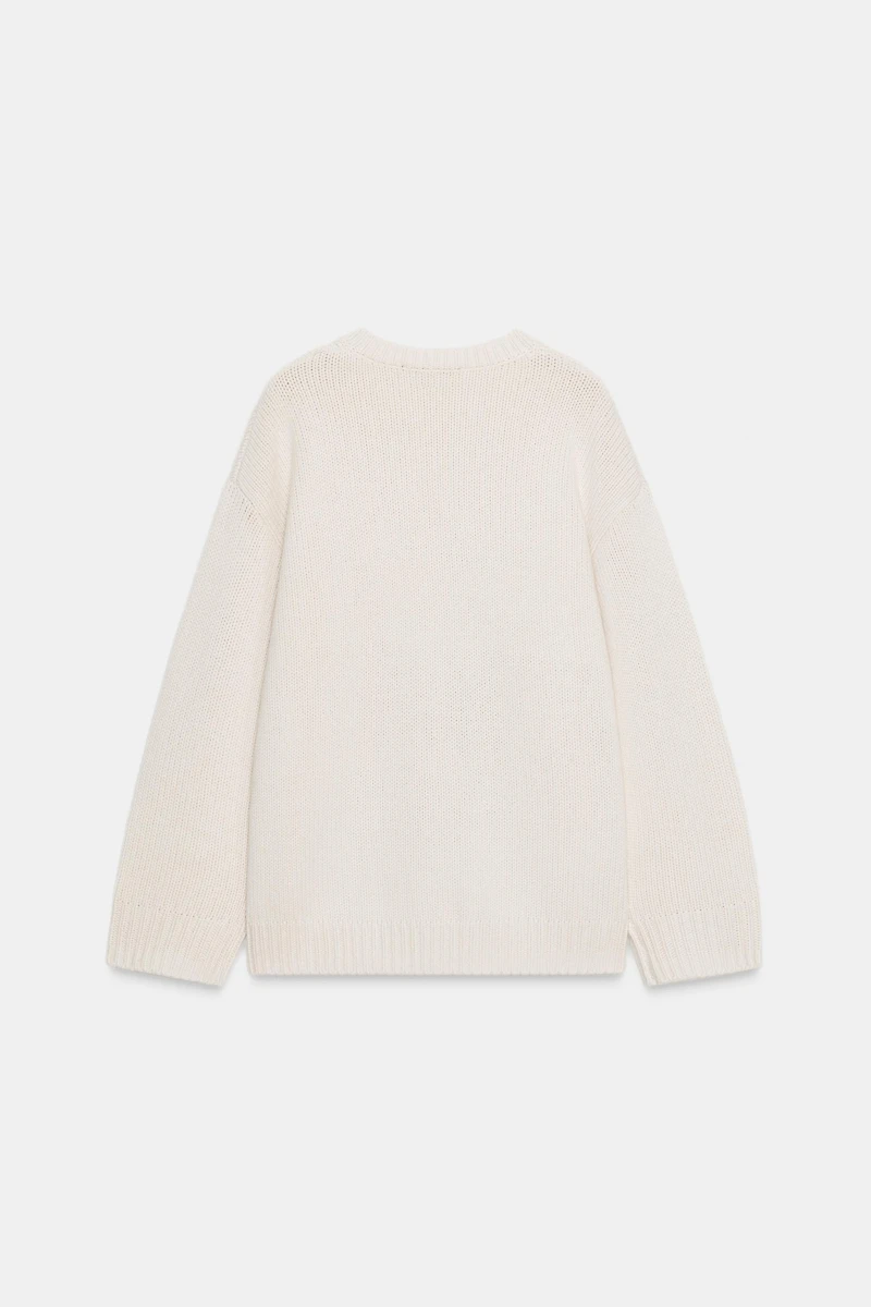 OVERSIZED WOOL AND CASHMERE SWEATER