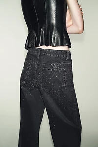 JEAN Z1975 LOOSE WIDE LEG TAILLE NORMALE BRILLANT