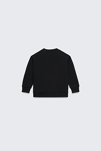 50TH ANNIVERSARY EMBROIDERED TEXT SWEATSHIRT