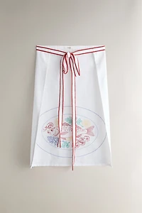 FISH COTTON APRON