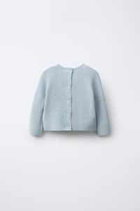 EMBROIDERED ELEPHANT PURL KNIT SWEATER