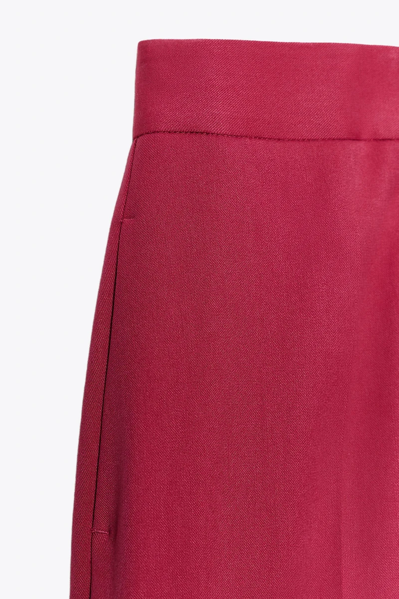 HIGH-WAISTED CULOTTE PANTS