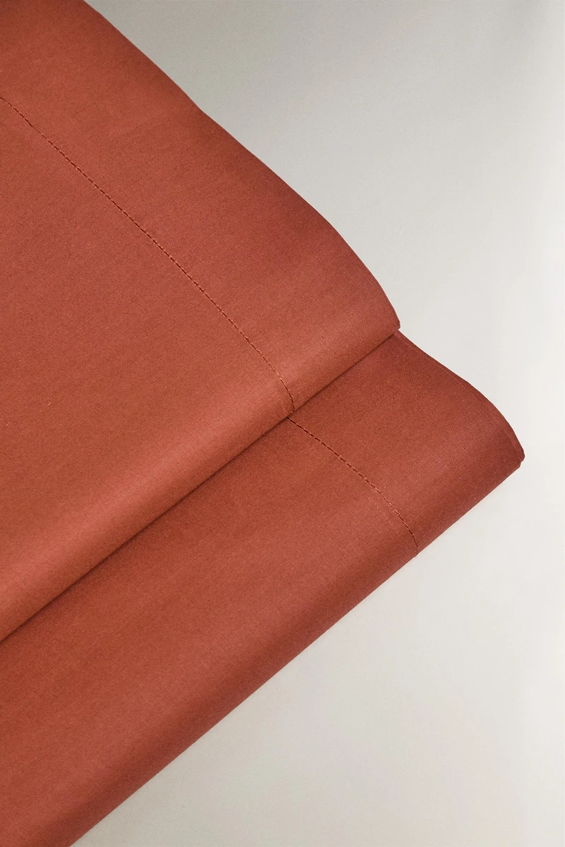 DRAP DE DESSUS PERCALE COTON (500 FILS)