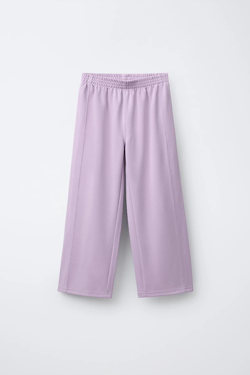 WIDE LEG PANTS WITH MODAL