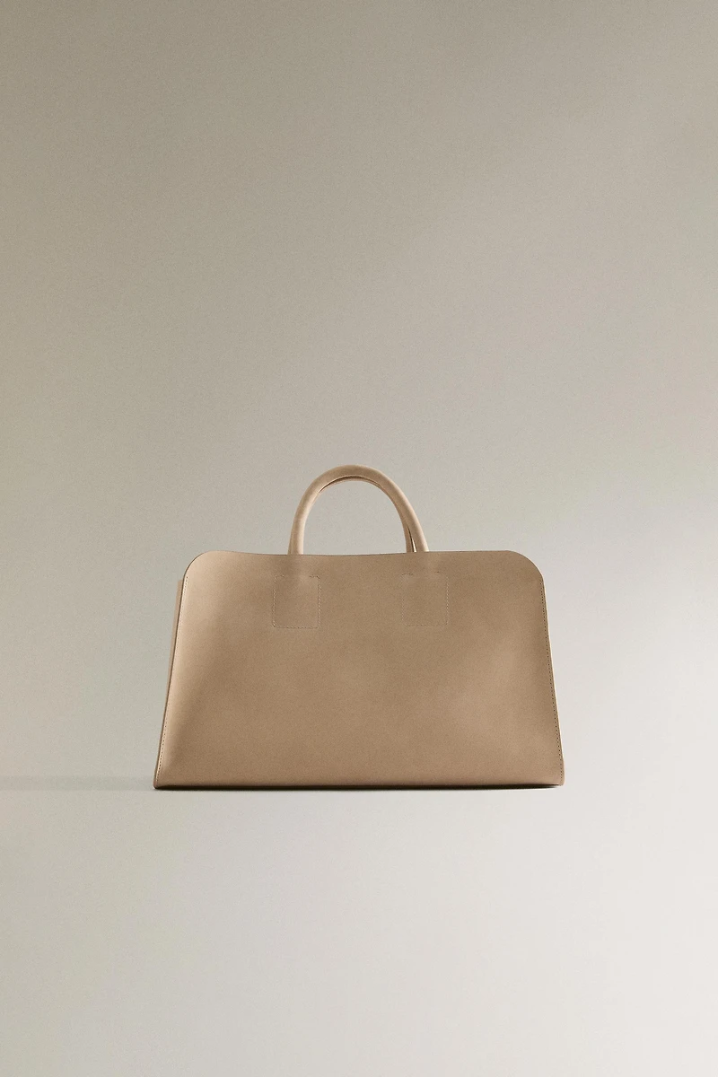 MINI SAC CABAS CUIR NUBUCK