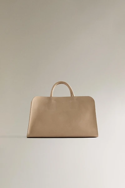 MINI SAC CABAS CUIR NUBUCK