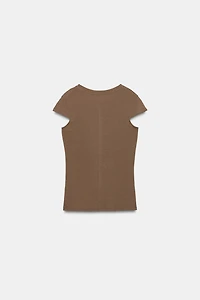 T-SHIRT MINIMAL MANCHES COURTES
