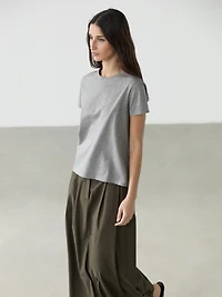 100% cotton short sleeve knit T-shirt