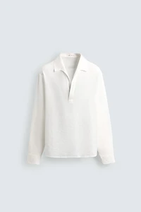 TEXTURED POLO SHIRT