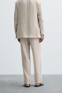 100% LINEN SUIT PANTS
