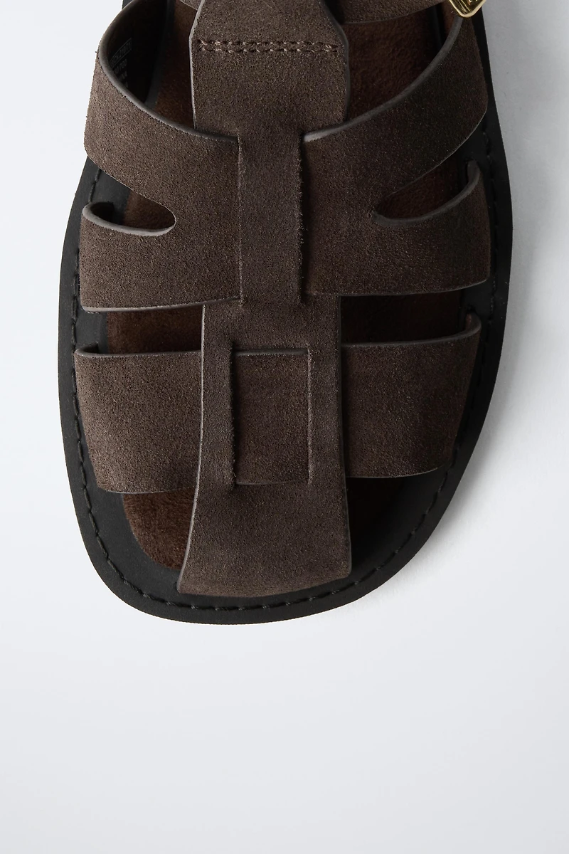 LEATHER FISHERMAN SANDALS