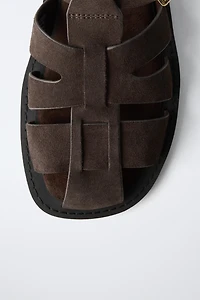 LEATHER FISHERMAN SANDALS