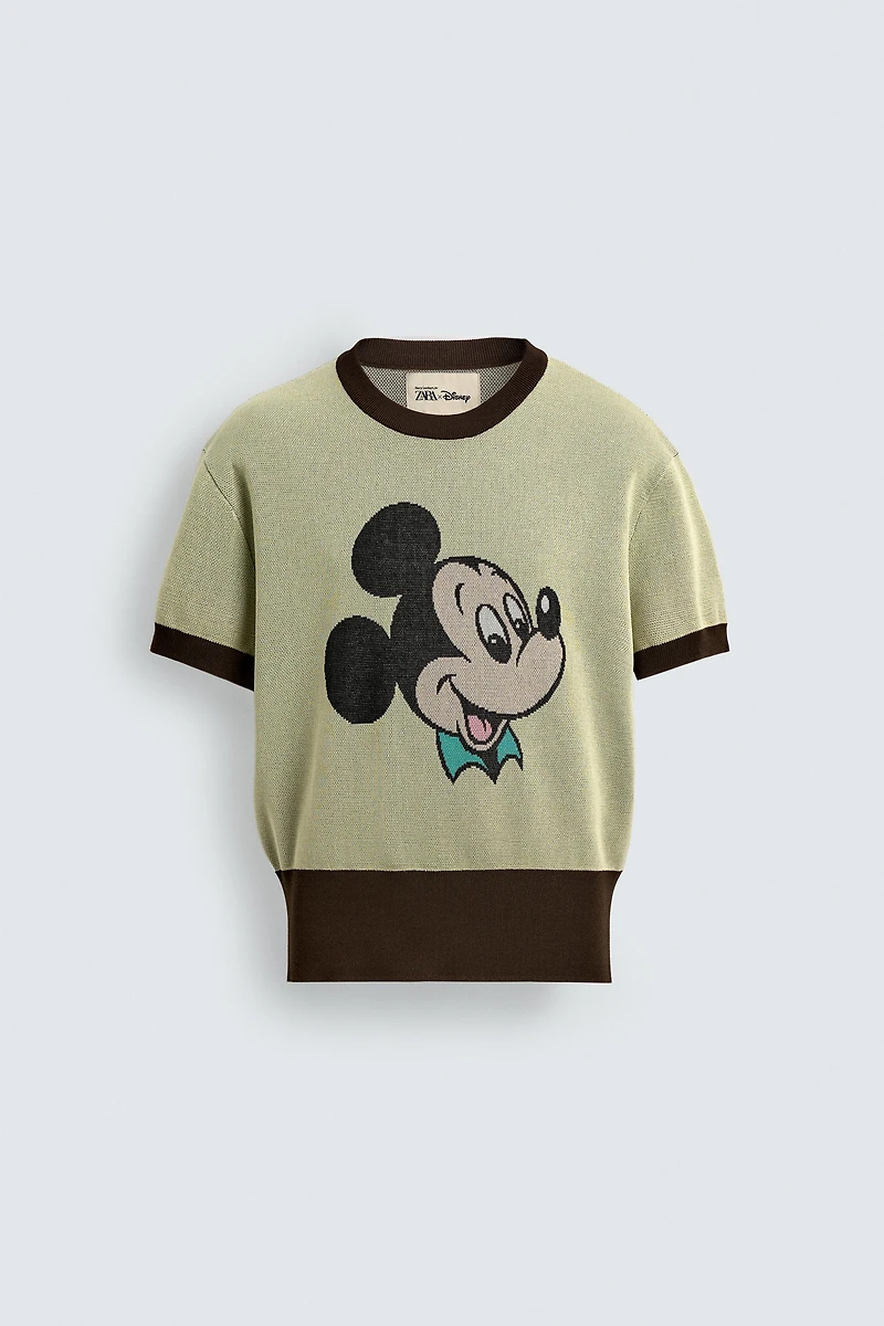 MICKEY MOUSE KNIT T-SHIRT HARRY LAMBERT FOR ZARA X DISNEY