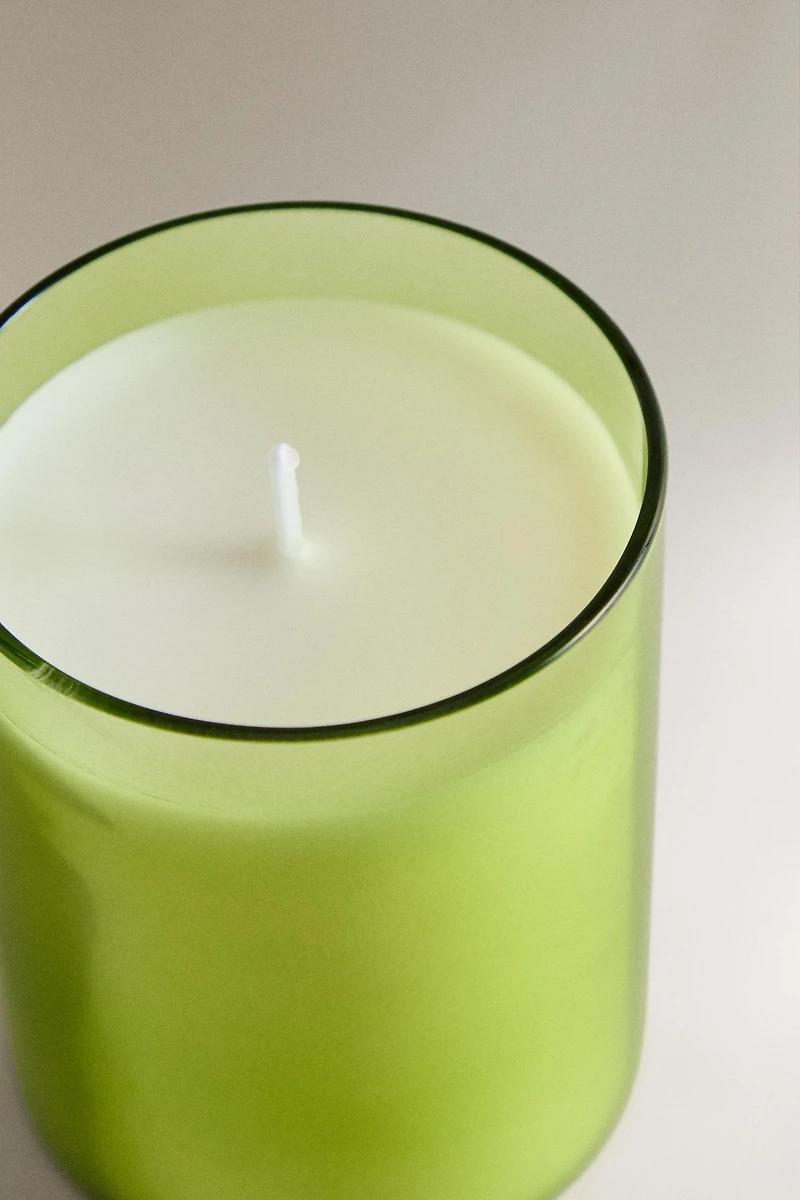 G) LIME & PEPPERMINT SCENTED CANDLE