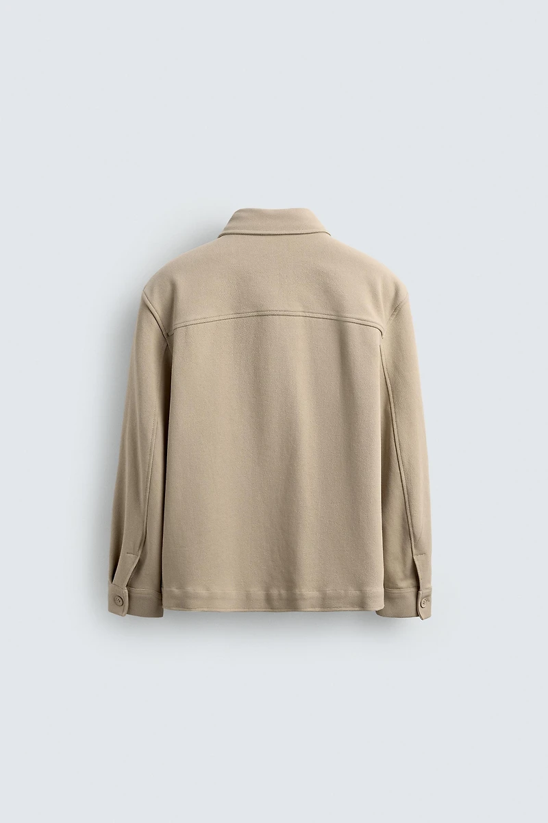 COMFORT TEXTURED OVERSHIRT
