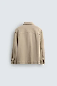 COMFORT TEXTURED OVERSHIRT
